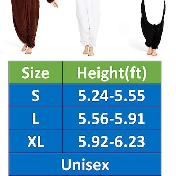 Panda Jumpsuit  Sleeper  XL Unisex *NEW* - Picture 6 of 6